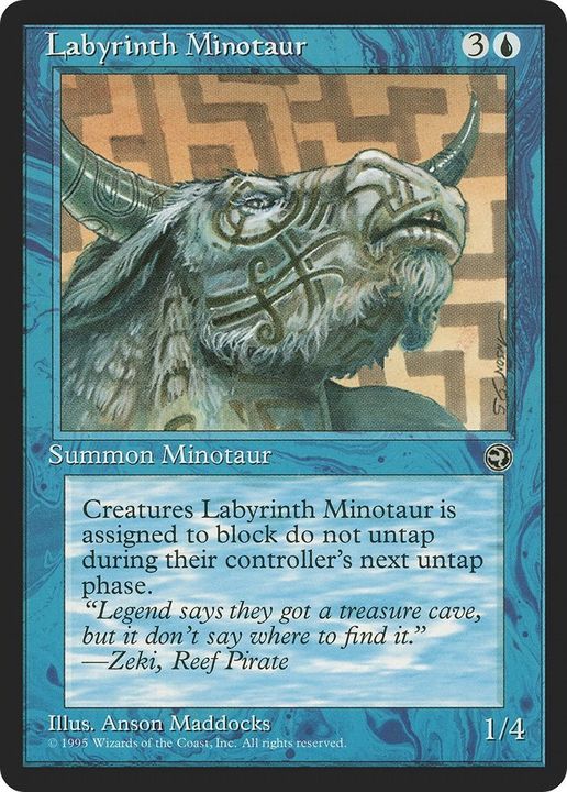 Labyrinth Minotaur in the group Magic the Gathering / Sets / Homelands at Proxyprinters.com (2389)