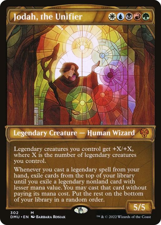 Jodah, the Unifier in the group Magic the Gathering / Types / Colors / Multicolors / B, G, R, U, W at Proxyprinters.com (23892)