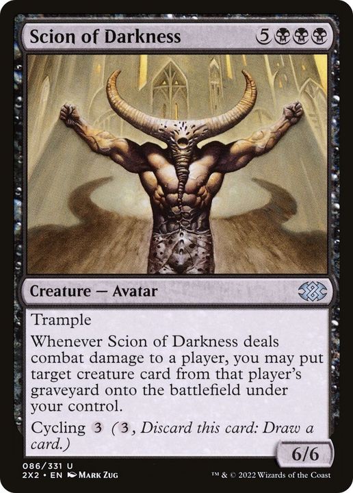 Scion of Darkness in the group Magic the Gathering / Sets / Double Masters 2022 at Proxyprinters.com (23895)