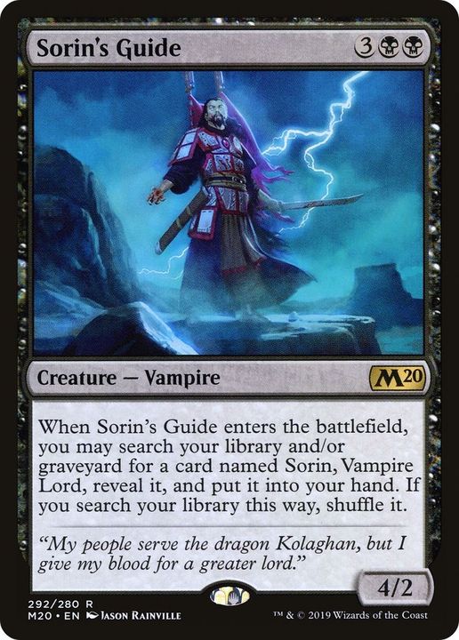 Sorin's Guide in the group Magic the Gathering / Types / Colors / Black at Proxyprinters.com (23900)