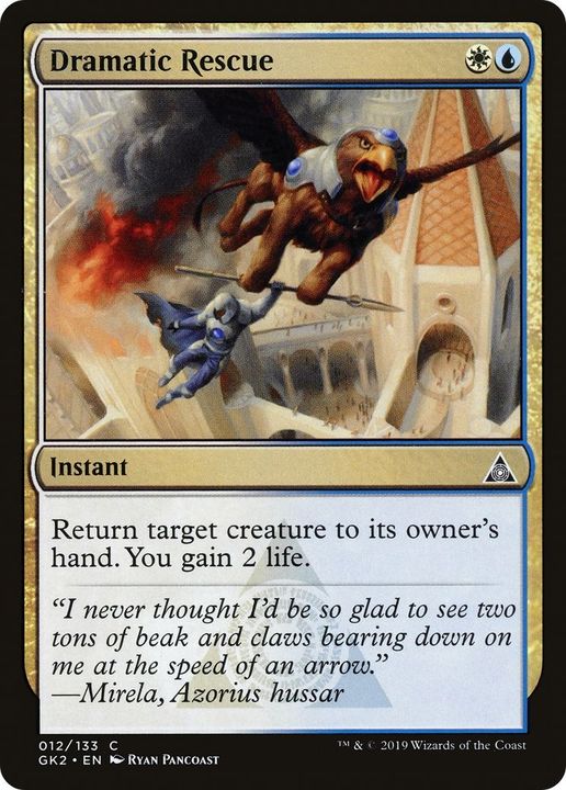 Dramatic Rescue in the group Magic the Gathering / Types / Colors / Multicolors / U, W at Proxyprinters.com (23908)