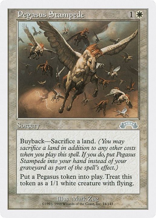 Pegasus Stampede in the group Magic the Gathering / Sets / Anthologies at Proxyprinters.com (23915)