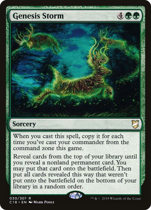 Genesis Storm in the group Magic the Gathering / Sets / Commander 2018 at Proxyprinters.com (2392)