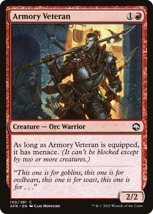 Armory Veteran in the group Magic the Gathering / Types / Creatures / Warrior at Proxyprinters.com (23926)