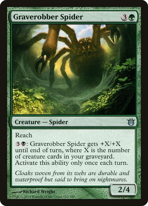 Graverobber Spider in the group Magic the Gathering / Types / Colors / Green at Proxyprinters.com (23939)