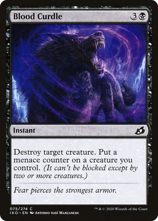 Blood Curdle in the group Magic the Gathering / Types / Colors / Black at Proxyprinters.com (23949)