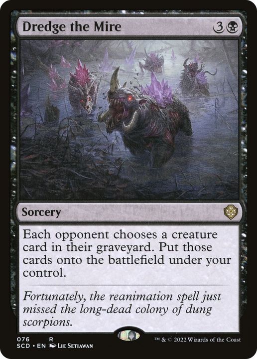 Dredge the Mire in the group Magic the Gathering / Types / Colors / Black at Proxyprinters.com (23969)