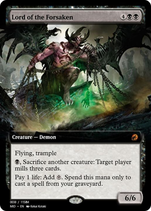 Lord of the Forsaken in the group Magic the Gathering / Types / Colors / Black at Proxyprinters.com (23970)