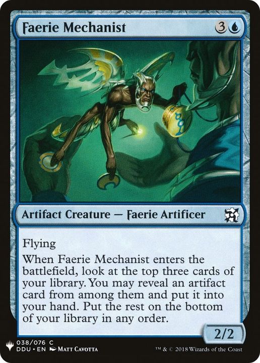 Faerie Mechanist in the group Magic the Gathering / Types / Colors / Blue at Proxyprinters.com (24000)