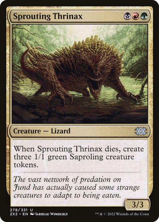 Sprouting Thrinax in the group Magic the Gathering / Sets / Double Masters 2022 at Proxyprinters.com (24009)