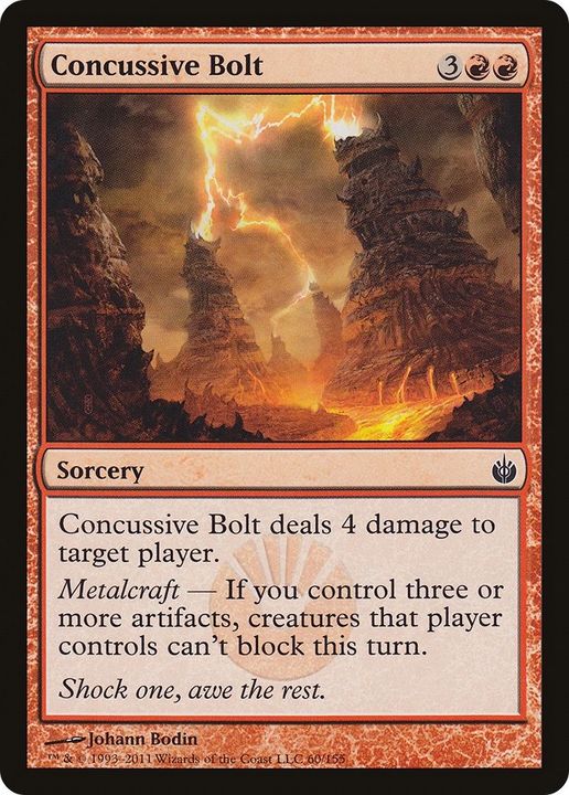 Concussive Bolt in the group Magic the Gathering / Types / Colors / Red at Proxyprinters.com (24016)