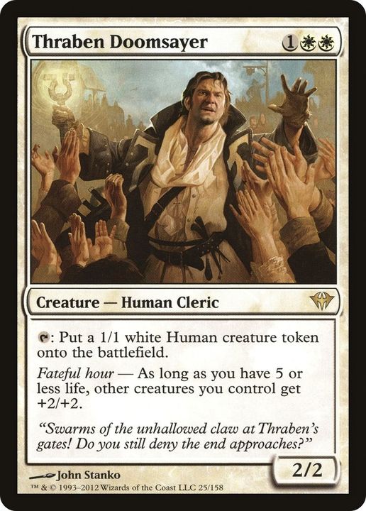 Thraben Doomsayer in the group Magic the Gathering / Types / Creatures / Human at Proxyprinters.com (2403)