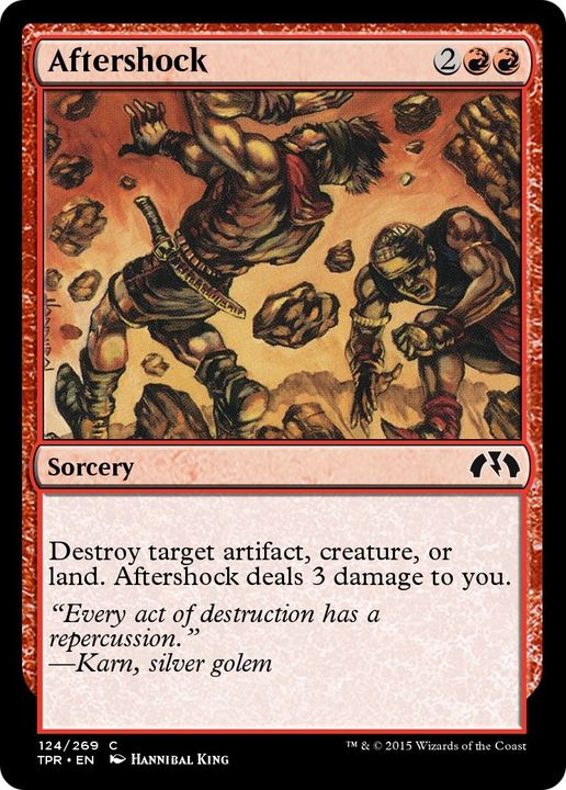 Aftershock in the group Magic the Gathering / Types / Colors / Red at Proxyprinters.com (24043)