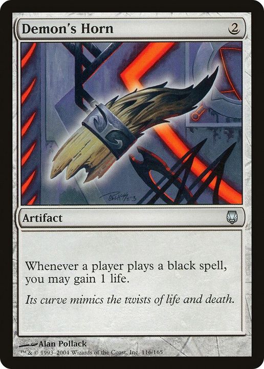 Demon's Horn in the group Magic the Gathering / Types / Artifacts / Artifact at Proxyprinters.com (24049)