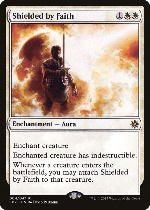 Shielded by Faith in the group Magic the Gathering / Types / Colors / White at Proxyprinters.com (2405)