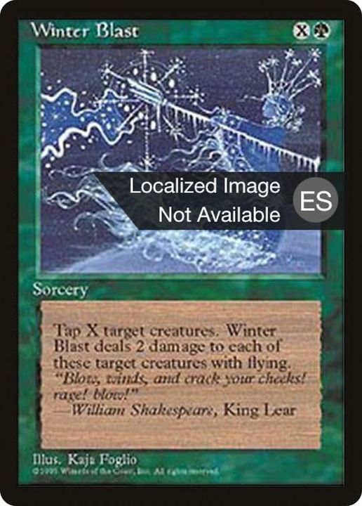 Winter Blast in the group Magic the Gathering / Sets / Fourth Edition Foreign Black Border at Proxyprinters.com (24052)