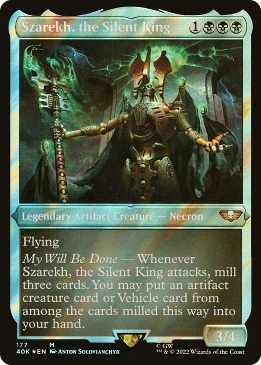 Szarekh, the Silent King in the group Magic the Gathering / Types / Artifacts / Legendary Artifact at Proxyprinters.com (24058)