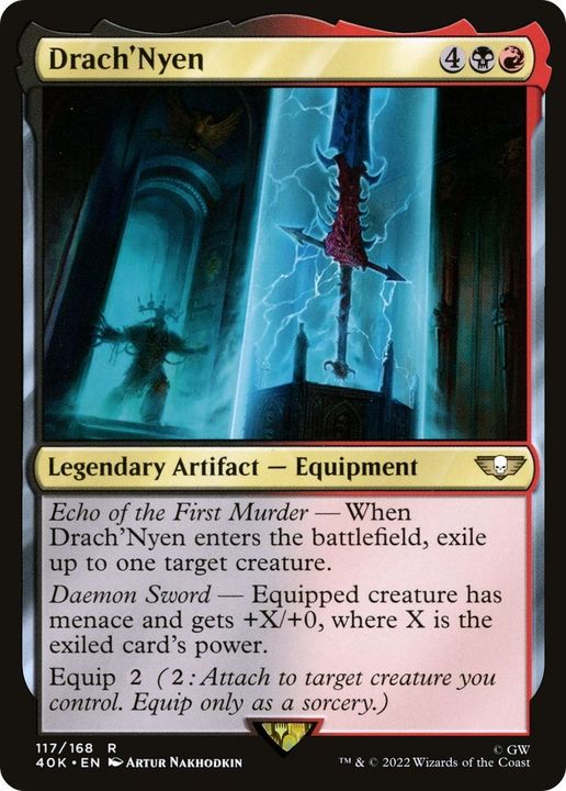 Drach'Nyen in the group Magic the Gathering / Types / Artifacts / Legendary Artifact at Proxyprinters.com (24064)