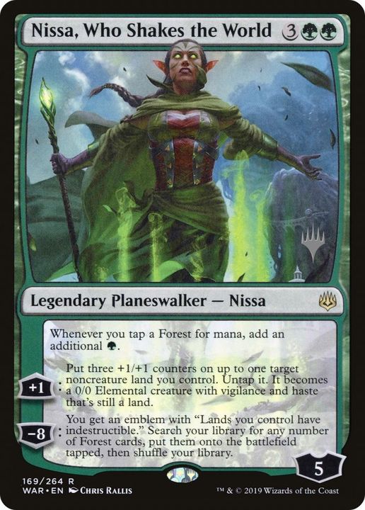 Nissa, Who Shakes the World in the group Magic the Gathering / Types / Colors / Green at Proxyprinters.com (24069)