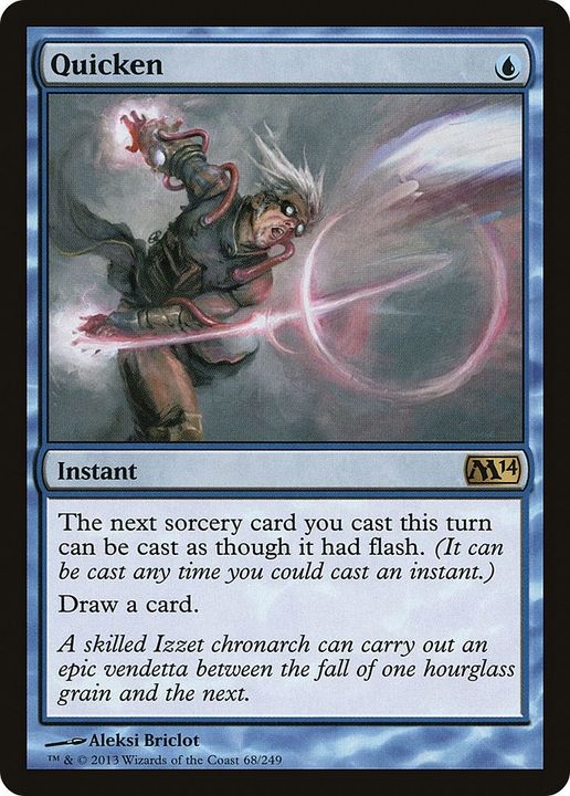 Quicken in the group Magic the Gathering / Types / Colors / Blue at Proxyprinters.com (2409)