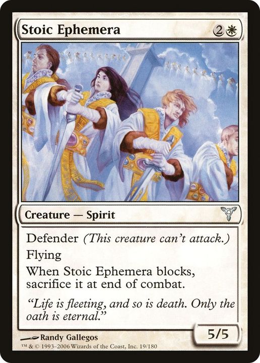 Stoic Ephemera in the group Magic the Gathering / Types / Colors / White at Proxyprinters.com (2410)