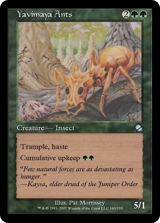 Yavimaya Ants in the group Magic the Gathering / Types / Colors / Green at Proxyprinters.com (24105)