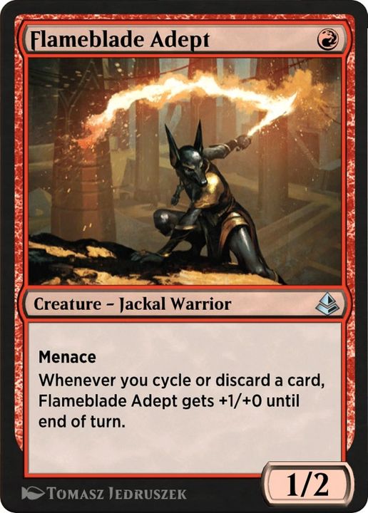 Flameblade Adept in the group Magic the Gathering / Types / Creatures / Warrior at Proxyprinters.com (24137)