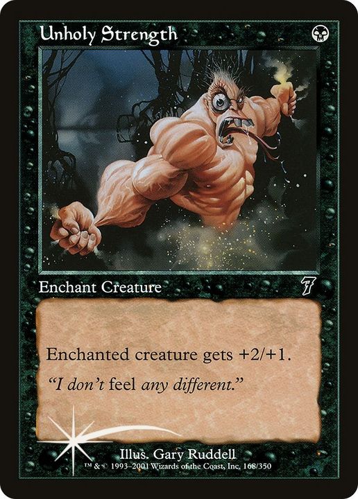 Unholy Strength in the group Magic the Gathering / Types / Colors / Black at Proxyprinters.com (24138)