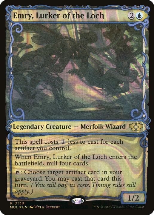 Emry, Lurker of the Loch in the group Magic the Gathering / Types / Creatures / Wizard at Proxyprinters.com (24144)