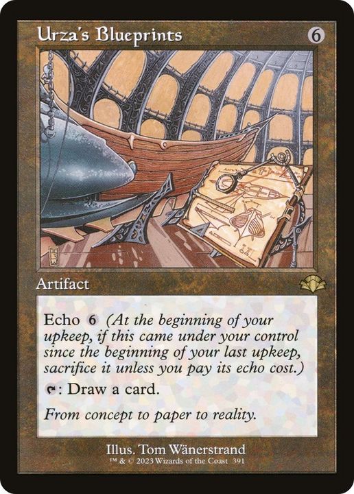 Urza's Blueprints in the group Magic the Gathering / Sets / Dominaria Remastered at Proxyprinters.com (24162)