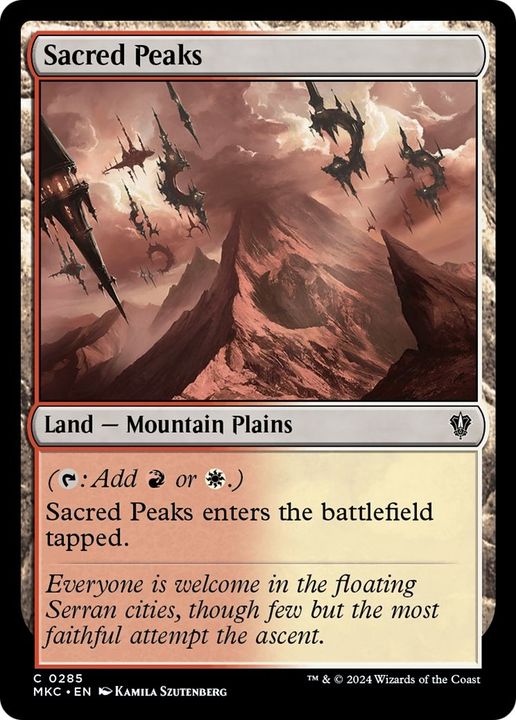 Sacred Peaks in the group Magic the Gathering / Sets / Murders at Karlov Manor Commander at Proxyprinters.com (24166)