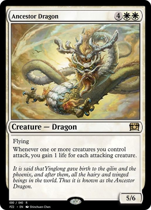 Ancestor Dragon in the group Magic the Gathering / Types / Colors / White at Proxyprinters.com (24205)