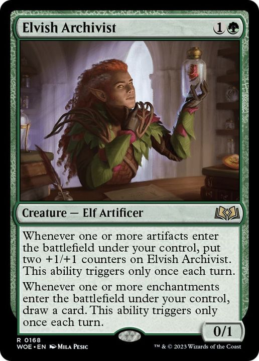 Elvish Archivist in the group Magic the Gathering / Types / Creatures / Elf at Proxyprinters.com (2421)