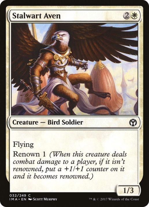 Stalwart Aven in the group Magic the Gathering / Sets / Iconic Masters Tokens at Proxyprinters.com (24220)