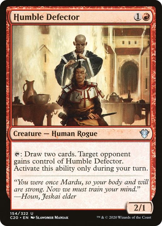 Humble Defector in the group Magic the Gathering / Types / Creatures / Human at Proxyprinters.com (24221)