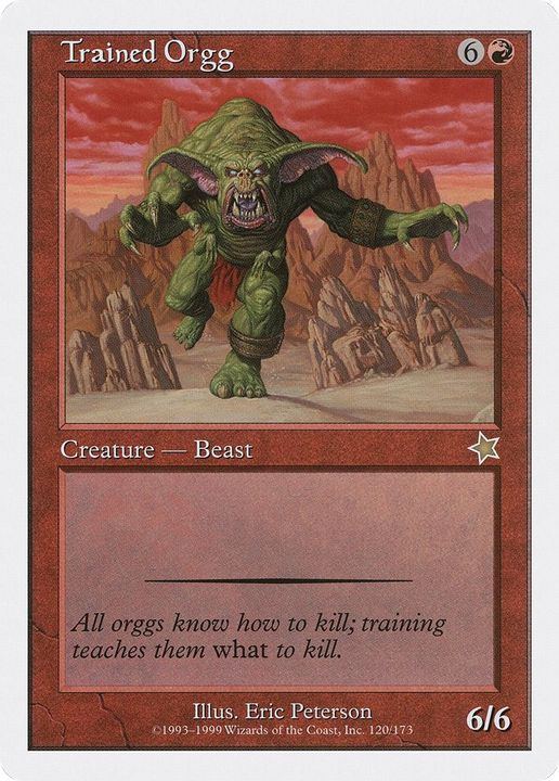 Trained Orgg in the group Magic the Gathering / Types / Colors / Red at Proxyprinters.com (24237)