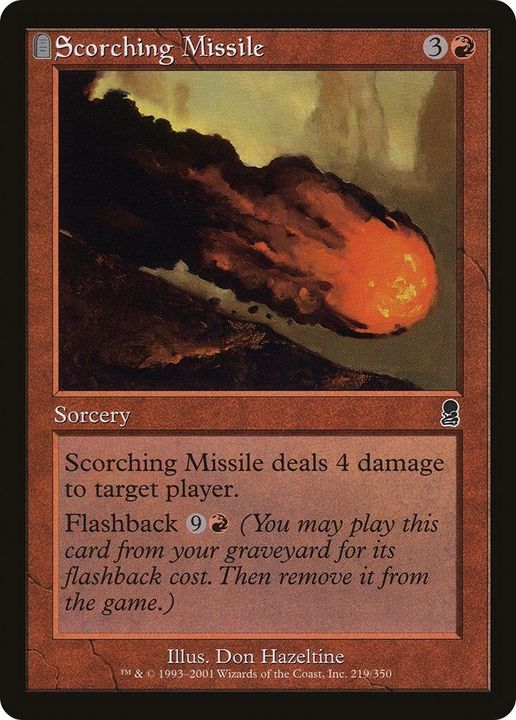 Scorching Missile in the group Magic the Gathering / Types / Colors / Red at Proxyprinters.com (2424)