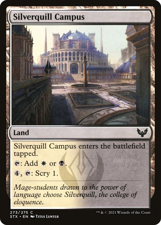 Silverquill Campus in the group Magic the Gathering / Types / Colors / Colorless at Proxyprinters.com (24241)