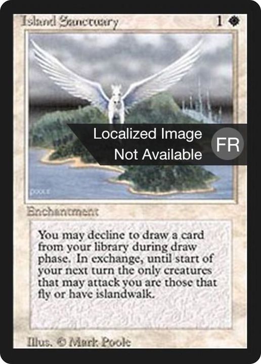 Island Sanctuary in the group Magic the Gathering / Types / Enchantment / Enchantment at Proxyprinters.com (24272)