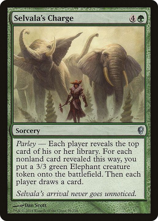 Selvala's Charge in the group Magic the Gathering / Types / Colors / Green at Proxyprinters.com (24276)