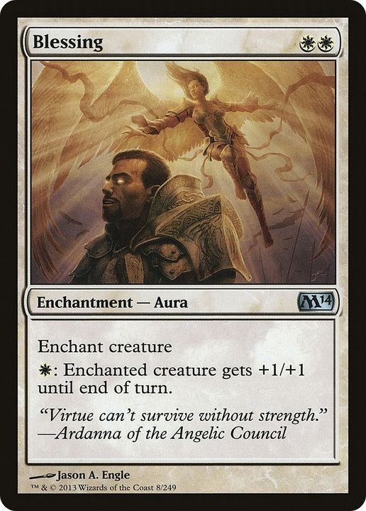 Blessing in the group Magic the Gathering / Types / Colors / White at Proxyprinters.com (24283)