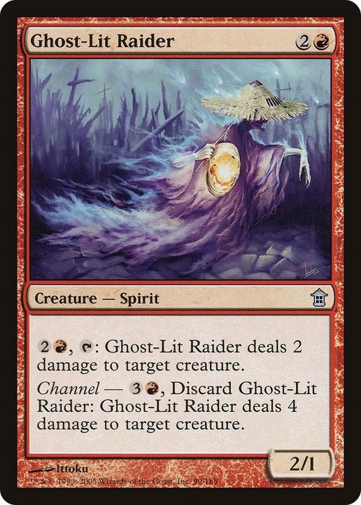 Ghost-Lit Raider in the group Magic the Gathering / Sets / Saviors of Kamigawa at Proxyprinters.com (24299)