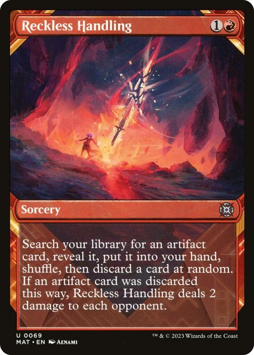 Reckless Handling in the group Magic the Gathering / Types / Colors / Red at Proxyprinters.com (24314)