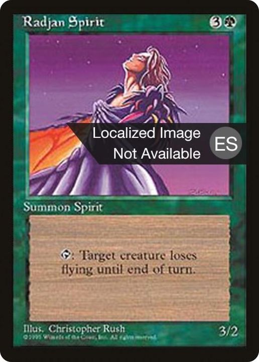 Radjan Spirit in the group Magic the Gathering / Types / Colors / Green at Proxyprinters.com (24318)