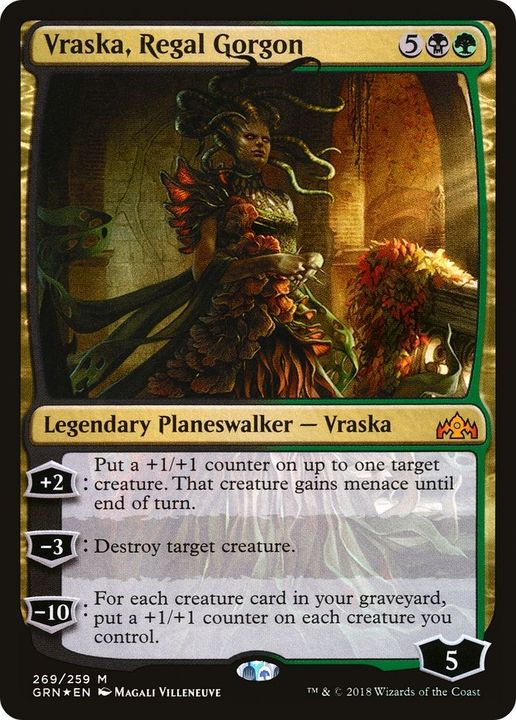 Vraska, Regal Gorgon in the group Magic the Gathering / Types / Colors / Multicolors / B, G at Proxyprinters.com (24326)