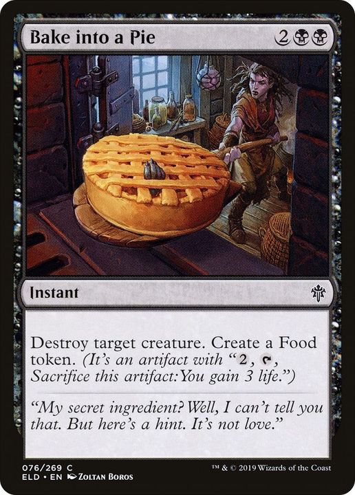 Bake into a Pie in the group Magic the Gathering / Types / Colors / Black at Proxyprinters.com (24338)