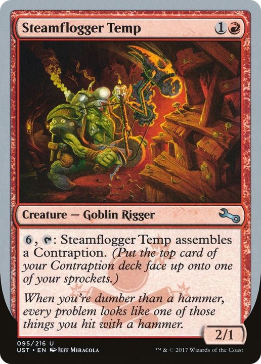 Steamflogger Temp in the group Magic the Gathering / Types / Creatures / Goblin at Proxyprinters.com (24340)