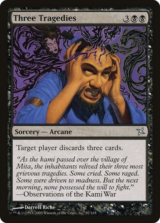 Three Tragedies in the group Magic the Gathering / Types / Colors / Black at Proxyprinters.com (24349)