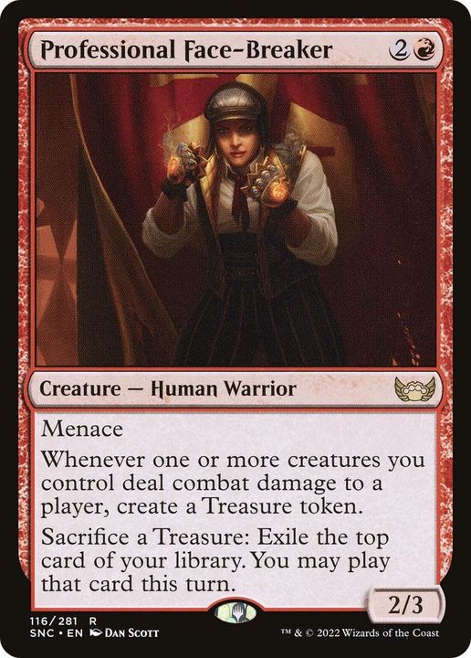 Professional Face-Breaker in the group Magic the Gathering / Types / Creatures / Warrior at Proxyprinters.com (24350)