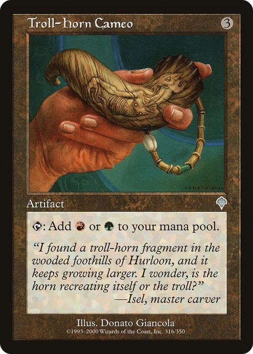 Troll-Horn Cameo in the group Magic the Gathering / Types / Artifacts / Artifact at Proxyprinters.com (24356)